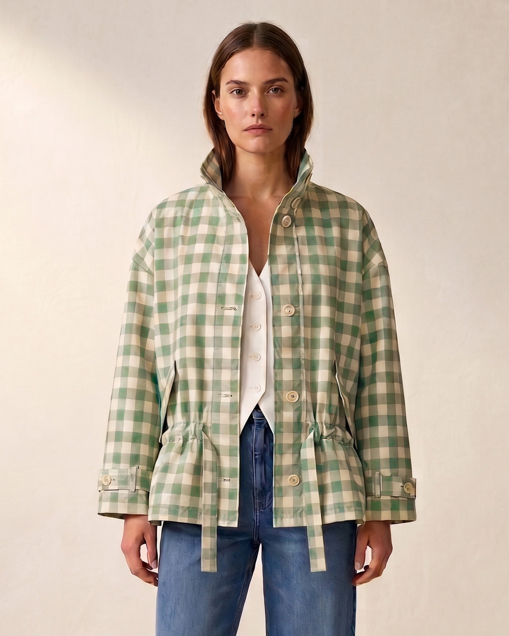 Chaqueta TRAMMA verde menta