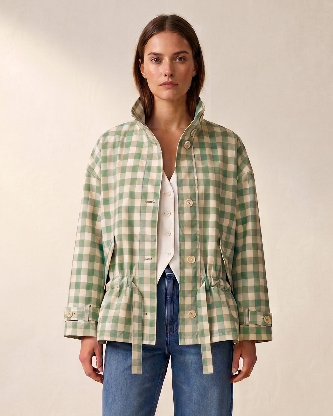 Chaqueta TRAMMA verde menta